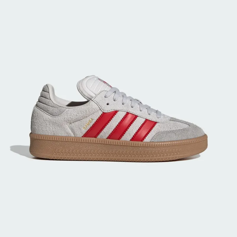adidas Samba XLG Grey One Better Scarlet Gum | JS3826