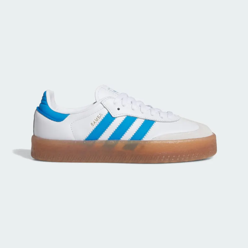 Adidas Sambae GS “Cloud White Bright Blue Gold Metallic” | JQ1236