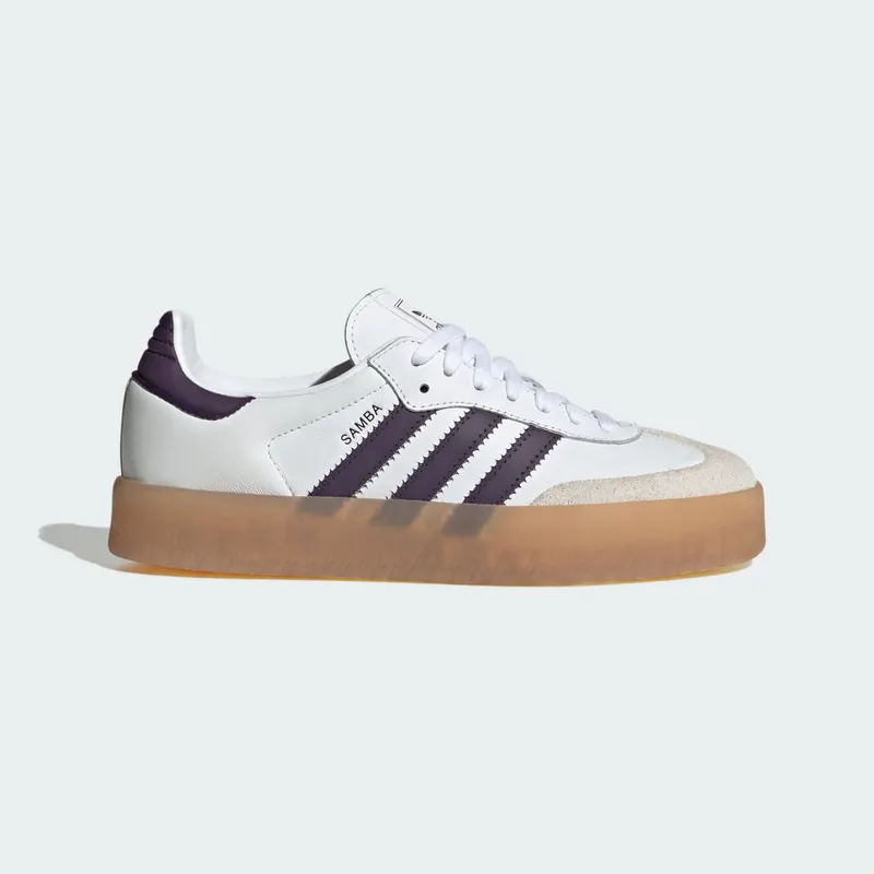 adidas Sambae White Off White Aurora Plum “Cloud White / Off White / Aurora Plum” | JS3941