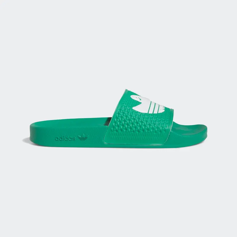 adidas Shmoofoil Slides Semi Court Green Cloud White “Semi Court Green / Semi Court Green / Cloud White” | HQ2033