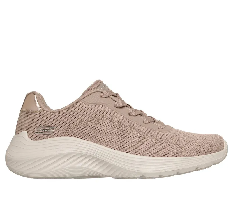 Skechers BOBS Sport Squad Waves – Current Look Sneaker Taupe | 117679_TPE