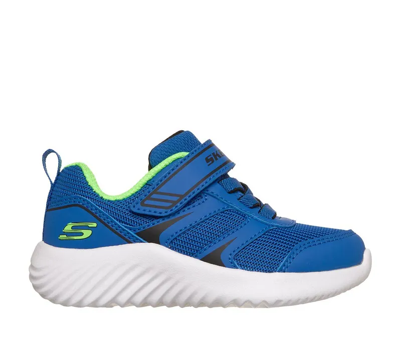 Skechers Bounder – Super Leap Sneaker Blauw/Limoen | 407609N_BLLM
