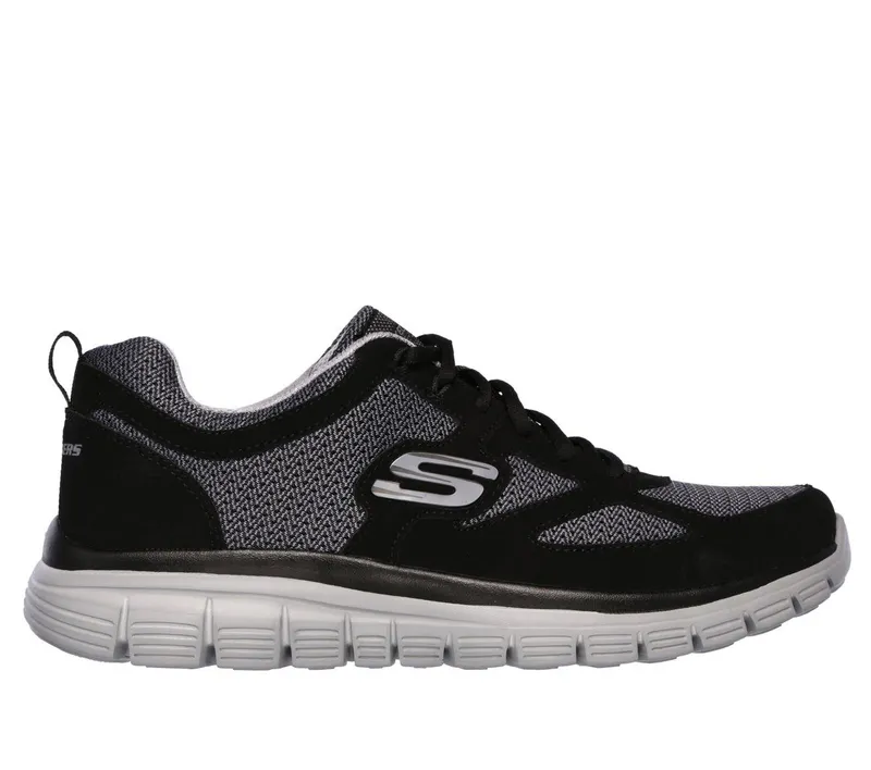 Skechers Burns – Agoura Sneaker Zwart/Grijs | 52635_BKGY