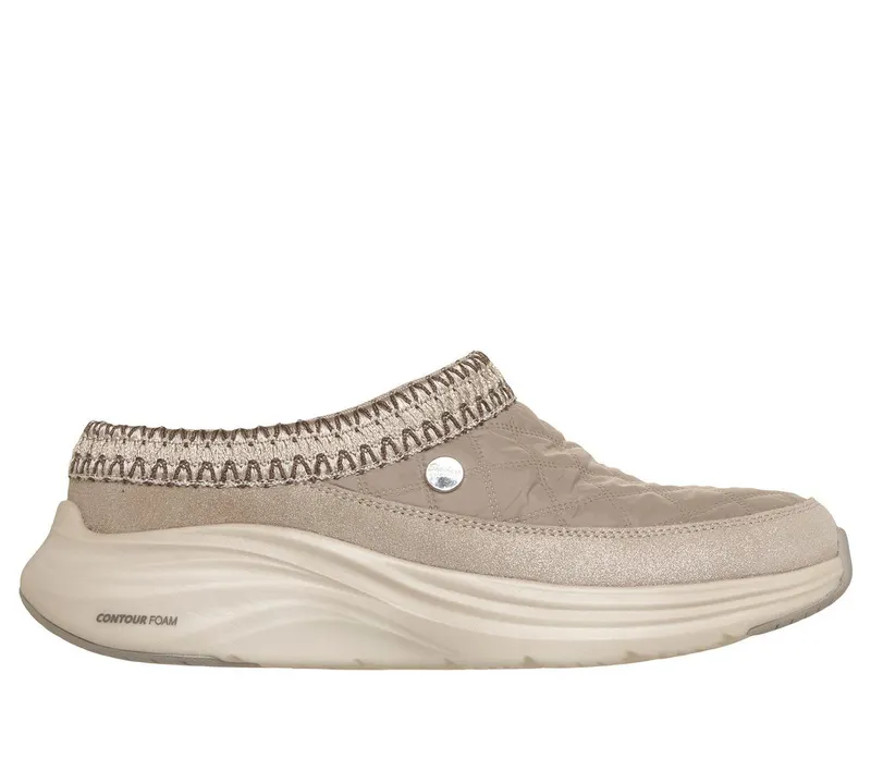 Skechers Contour Foam Laars – Cozy Fit Cascade Shoes CM Taupe | 168160_TPE