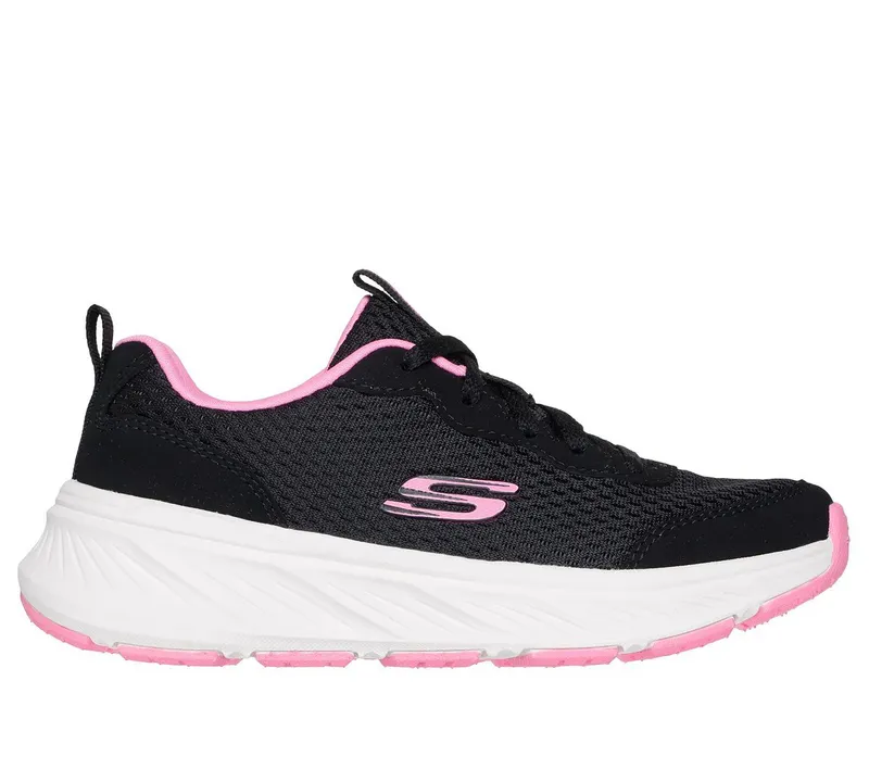 Skechers Edgeride Sneaker Zwart/Roze | 303982L_BKPK