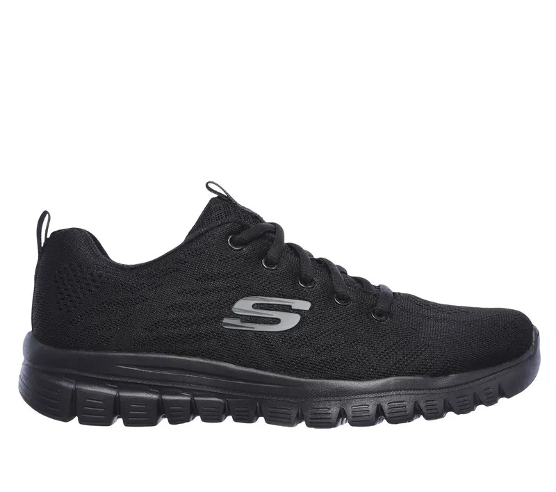 Skechers Graceful – Get Connected Sneaker Zwart | 12615_BBK