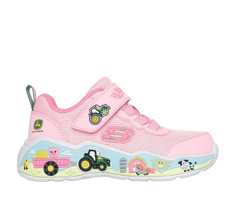 Skechers John Deere: Play Scene – Farm Girlie Sneaker Roze | 303187N_PKMT