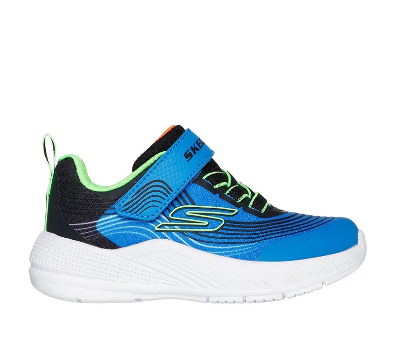Skechers Microspec Advance Sneaker Blauw/Limoen | 403926N_BLLM