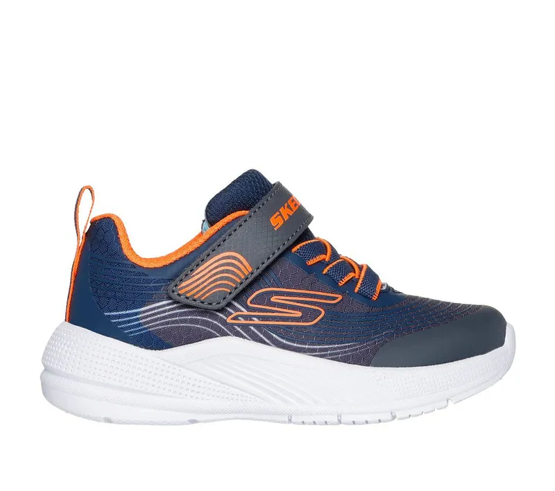 Skechers Microspec Advance Sneaker Marine/Oranje | 403926N_NVOR
