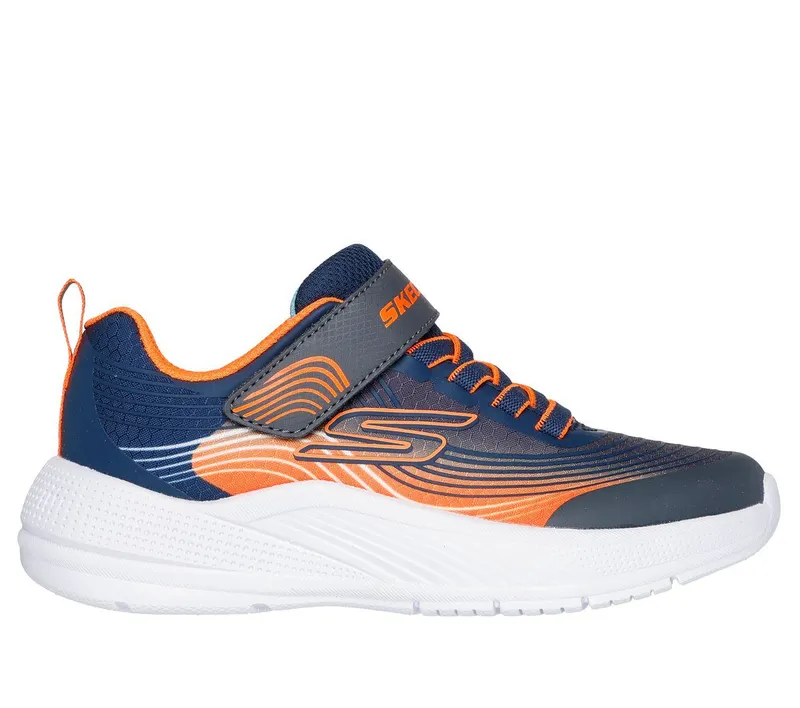 Skechers Microspec Advance Sneaker Marine/Oranje | 403926L_NVOR