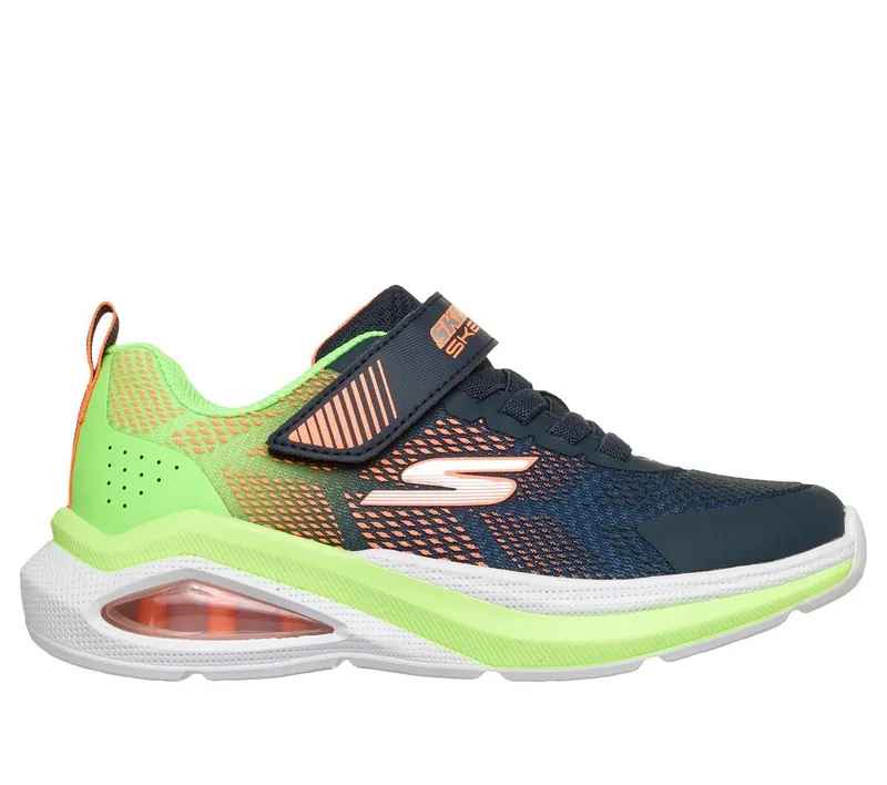 Skechers Microspec Max Velocity Sneaker Marine/Limoen | 404110L_NVLM