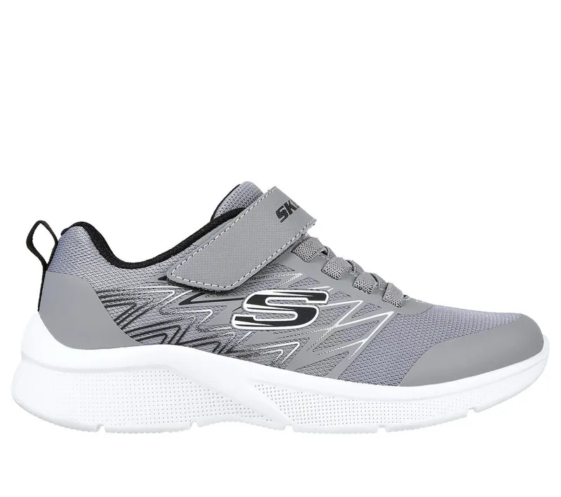 Skechers Microspec – Texlor Sneaker Grijs/Zwart | 403770L_GYBK