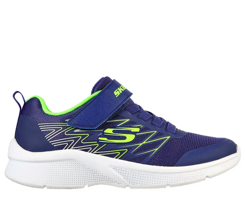 Skechers Microspec – Texlor Sneaker Marine/Limoen | 403770L_NVLM