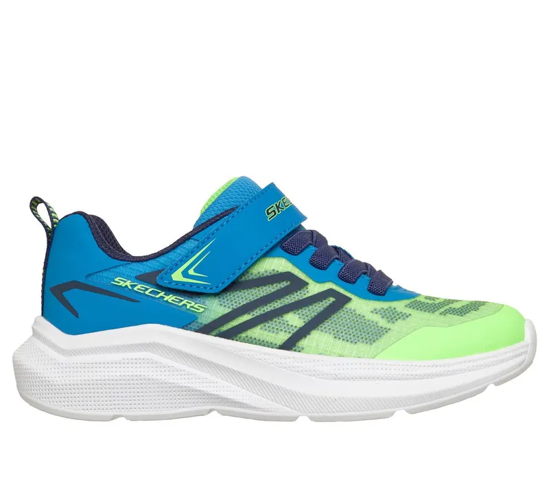 Skechers Microspec Velocity Sneaker Limoen/Blauw | 404125L_LMBL