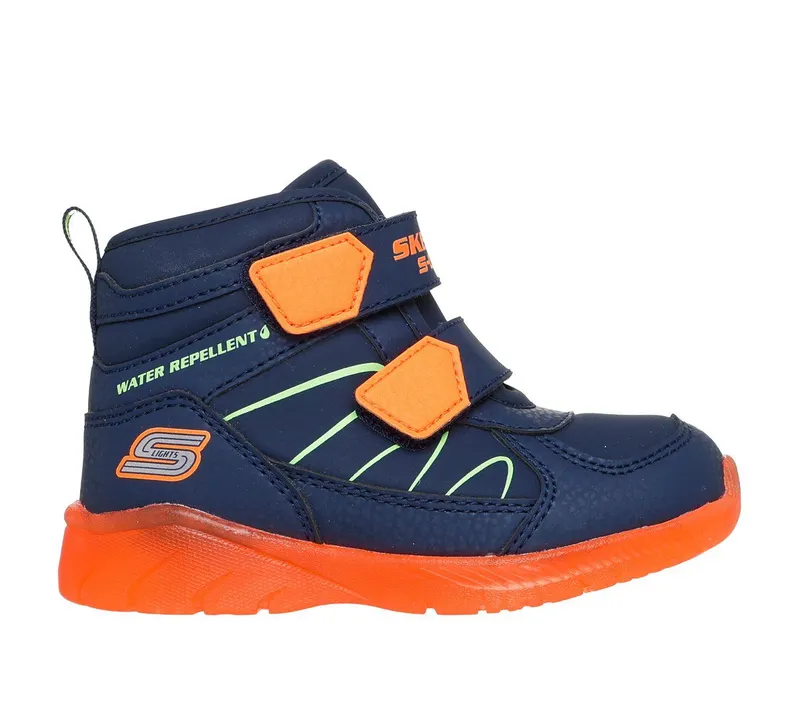 Skechers S-Lights: Illumi-Brights – Splash Beams Sneaker CM Marine/Oranje | 407613N_NVOR