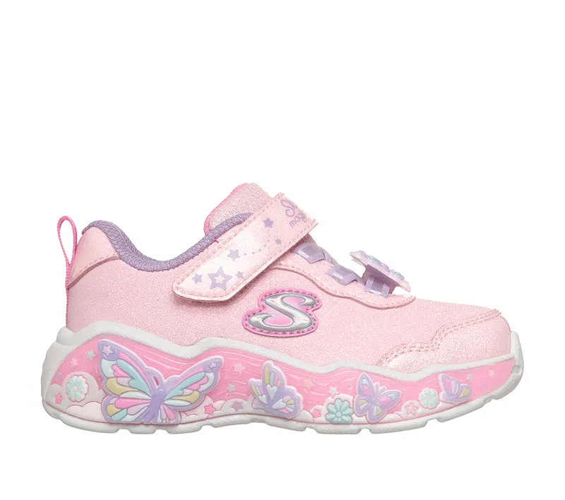 Skechers S-Lights: Lil Butterfly Bliss Sneaker Licht Roze | 303066N_LPMT
