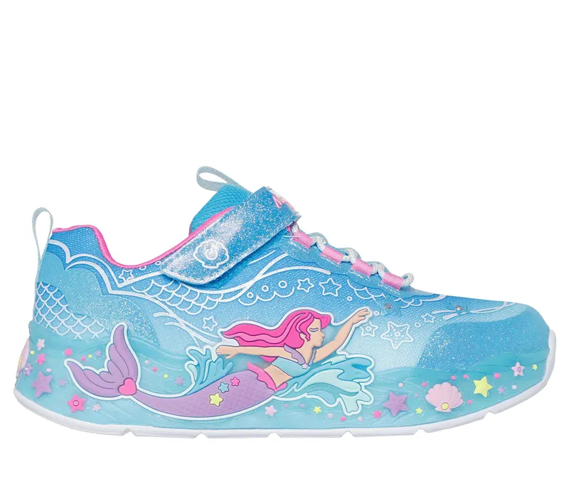 Skechers S-Lights: Mermaid Dreams Sneaker Blauw | 303060L_BLMT