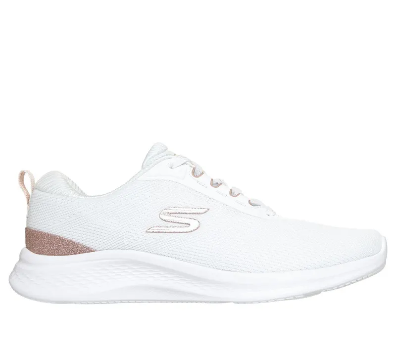 Skechers Skech-Lite Pro 2.0 – Brilliant Shimmer Sneaker Wit/Roos Goud | 150629_WTRG