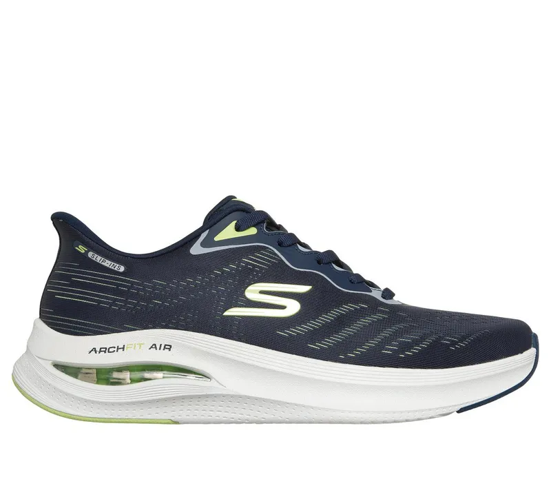 Skechers Slip-ins: Arch Fit Skech-Air – Zoryn Sneaker Marine/Limoen | 233321_NVLM