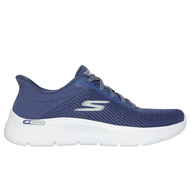 Skechers Slip-ins: GO WALK Flex – Carla Sneaker Blauw/Groente | 125516_BLGR