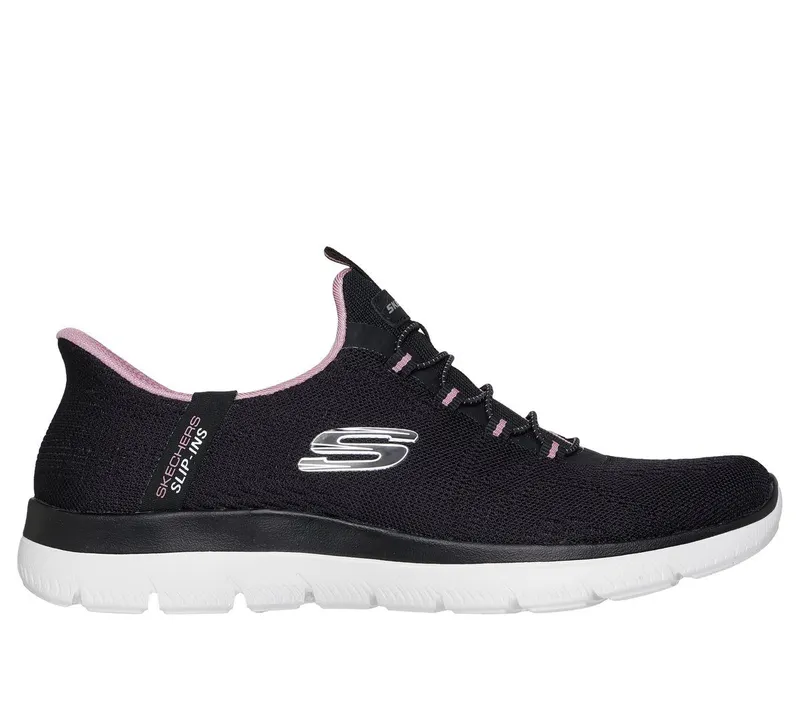 Skechers Slip-ins: Summits – Dream Chaser Sneaker Zwart/Mauve | 150284_BKMV