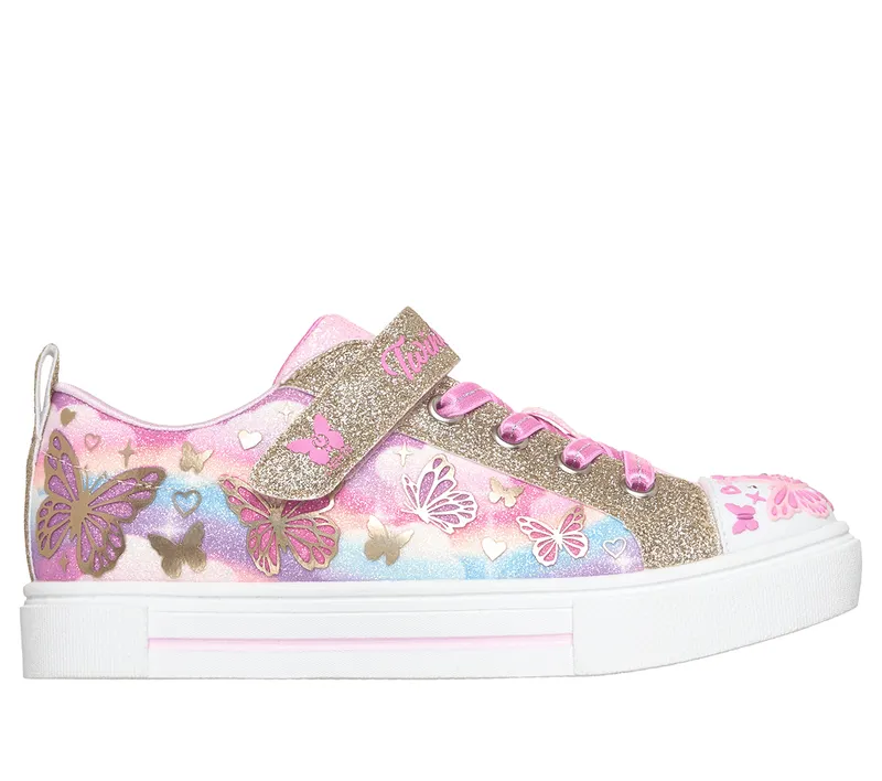 Skechers Twinkle Toes: Twinkle Sparks – Butterfly Sky Sneaker Roze | 314470C_PKMT