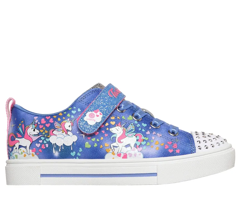 Skechers Twinkle Toes: Twinkle Sparks – Unicorn Wonderland Sneaker Blauw | 314468L_BLMT