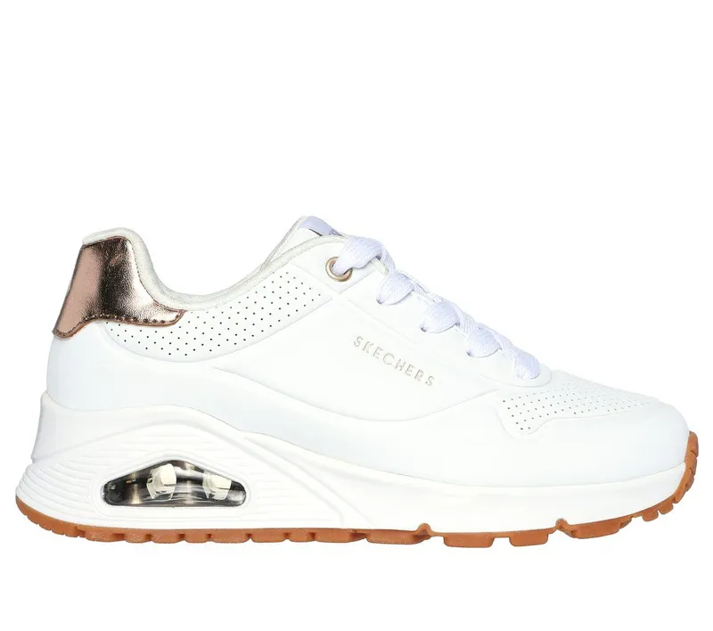 Skechers UNO Gen1 – Shimmer Away Sneaker Wit | 310545L_WHT