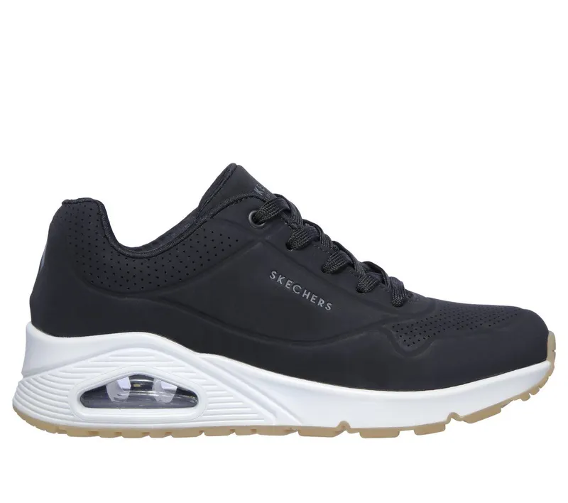 Skechers UNO – Stand on Air Sneaker Zwart | 73690_BLK