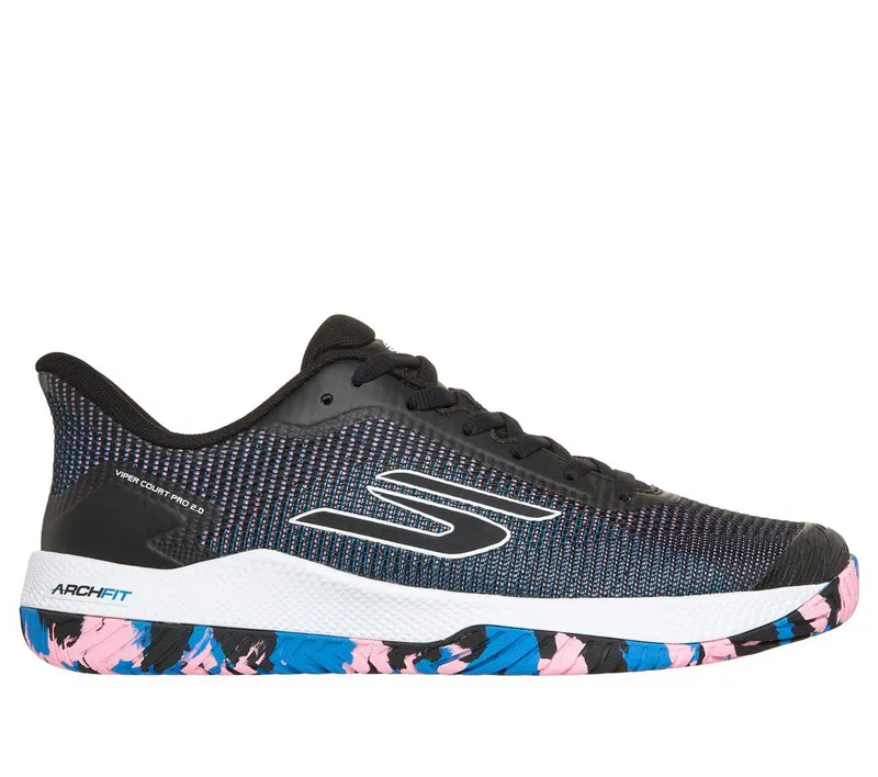 Skechers Viper Court Pro 2.0 Sneaker Black/Blue/Pink | 246109C_BBLP