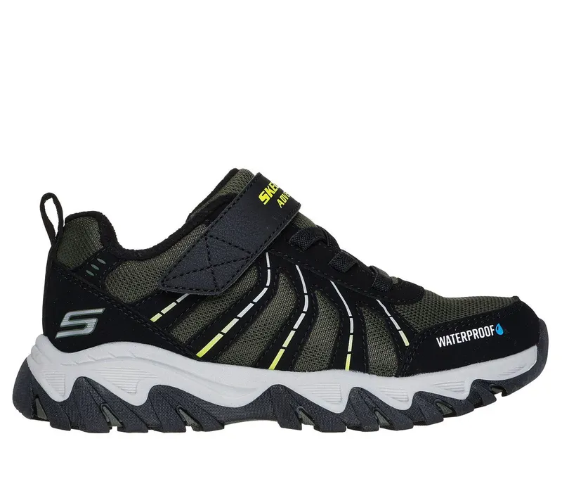 Skechers Waterproof: Rugged Ranger – Hydro Explorer Sneaker Zwart/Groente | 406411L_BKGR