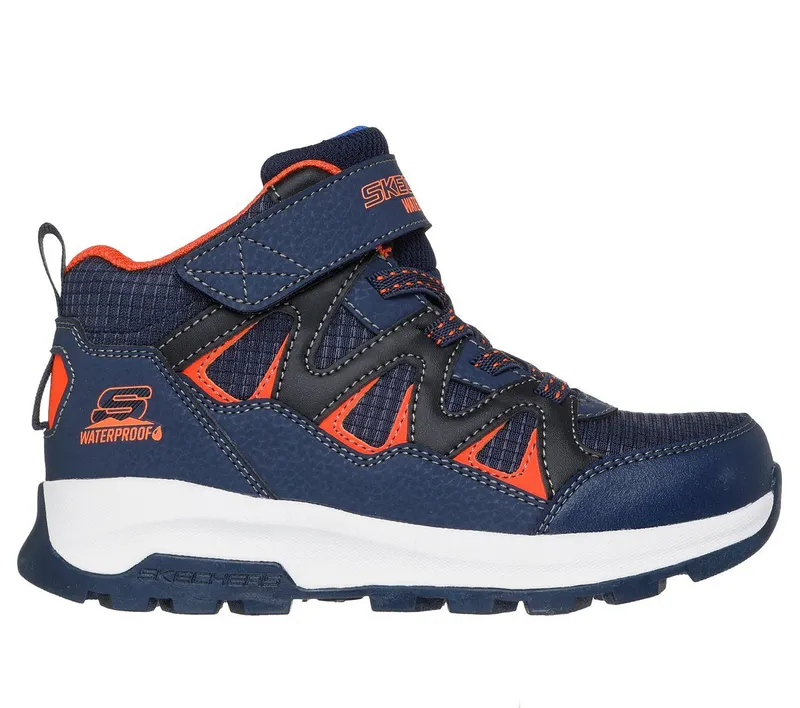 Skechers Waterproof: Storm Blazer – Drizzle Squad Sneaker Marine/Oranje | 406377L_NVOR