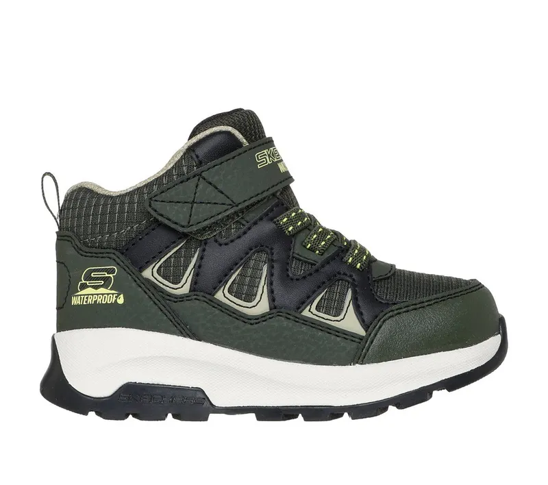 Skechers Waterproof: Storm Blazer – Drizzle Squad Sneaker Olijf/Zwart | 406377N_OLBK