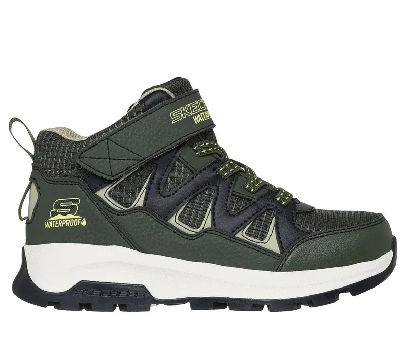 Skechers Waterproof: Storm Blazer – Drizzle Squad Sneaker Olijf/Zwart | 406377L_OLBK