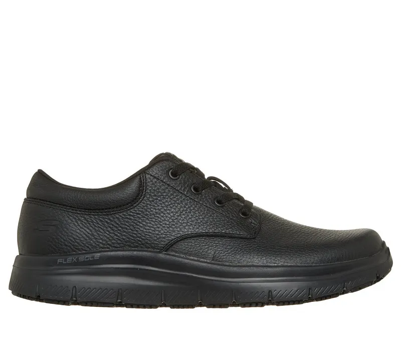 Skechers Work Relaxed Fit: Flex Advantage – Fourche SR Sneaker Zwart | 77513EC_BLK