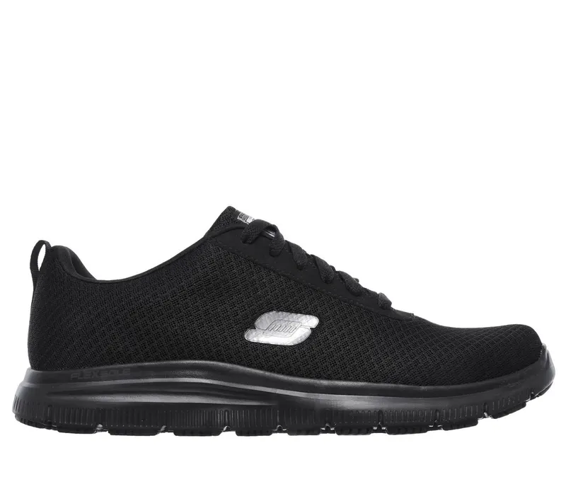 Skechers Work Slip-Resistant Relaxed Fit: Flex Advantage – Bendon Sneaker Zwart | 77125EC_BLK