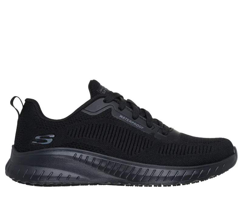 Skechers Work Slip-Resistant Waterproof: Squad Chaos – Awoa Sneaker Zwart | 108247EC_BLK