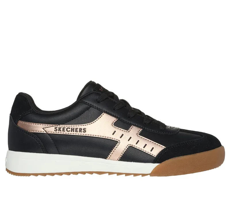 Skechers Zinger – Metallic Roads Sneaker Zwart/Roos Goud | 177500_BKRG
