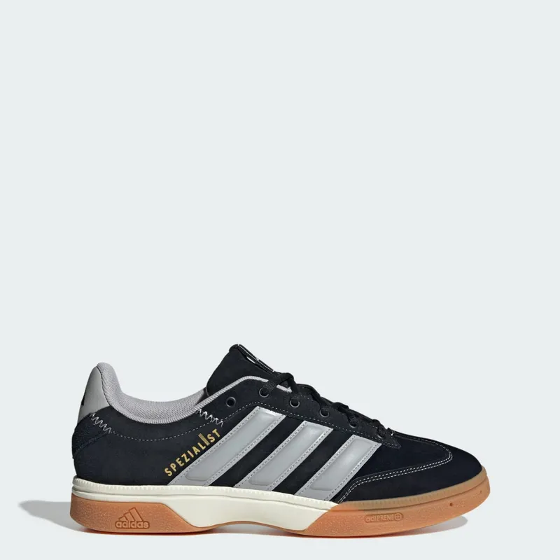 adidas Spezialist Indoor Core Black Grey Two Gold Metallic | JS1719