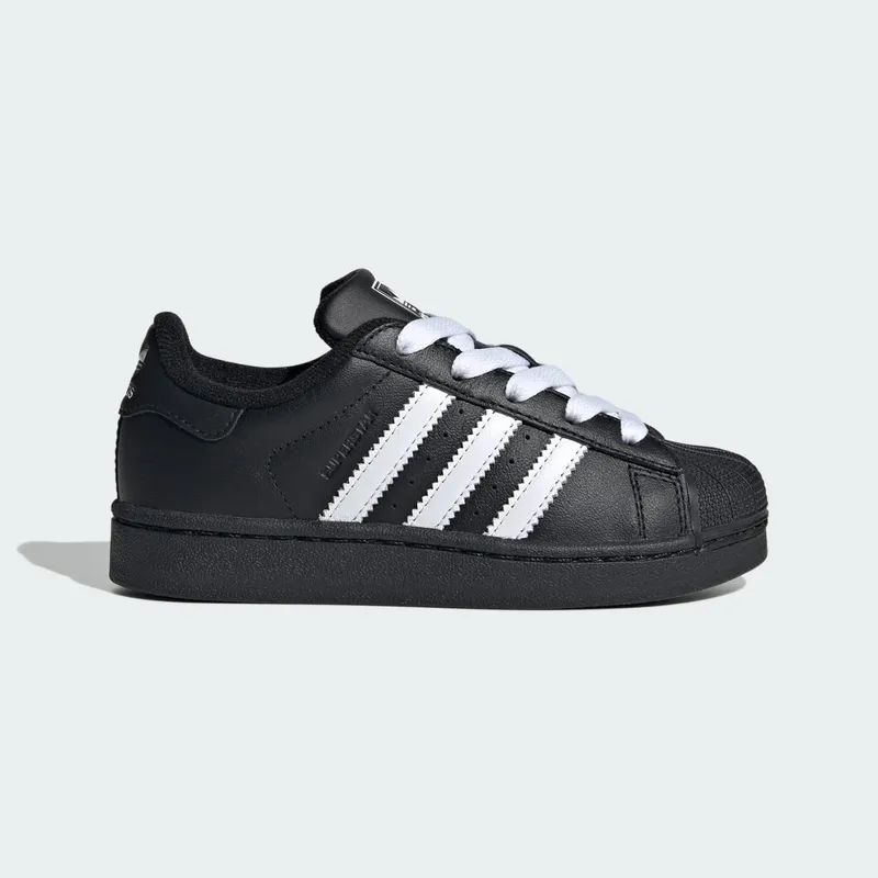 Adidas Superstar II PS “Core Black Cloud White Black Heel Tab” “Core Black / Cloud White / Core Black” | JI0214