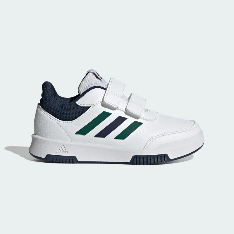 adidas Tensaur Hook And Loop Cloud White Collegiate Green Collegiate Navy | IF1729
