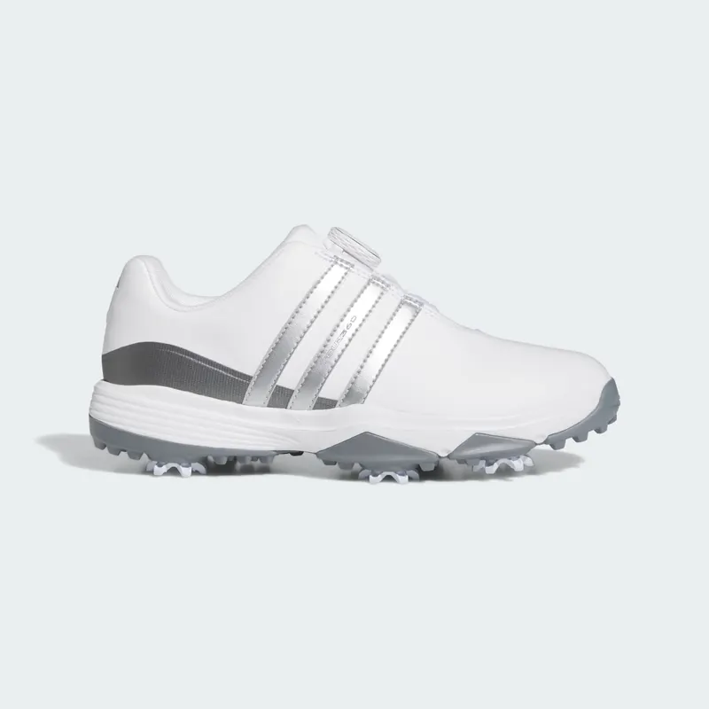 adidas Tour360 24 BOA Golf Cloud White Silver Metallic Iron Metallic | IF0269