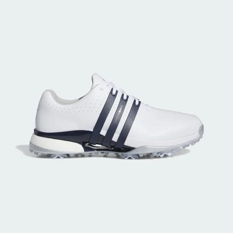 adidas Tour360 24 Golf Cloud White Collegiate Navy Silver Metallic | IF0245