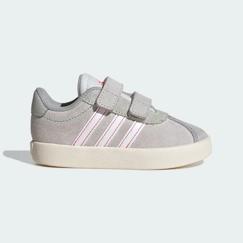 adidas VL Court 3.0 Dash Grey Cloud White Lime Burst | JP7878