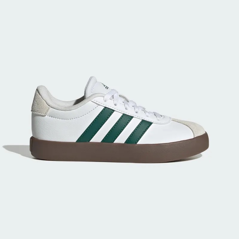 Adidas VL Court 3.0 Cloud White / Collegiate Green / Gum | KK2261