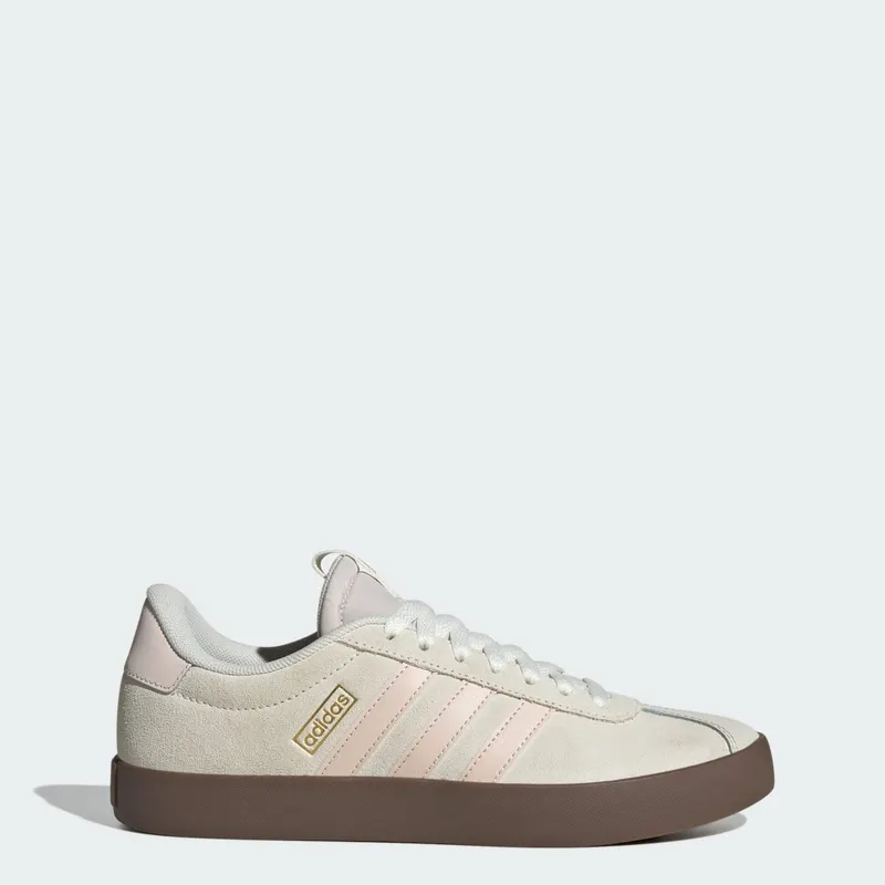 adidas VL Court 3.0 Off White Wonder Quartz Gold Metallic | JR0954