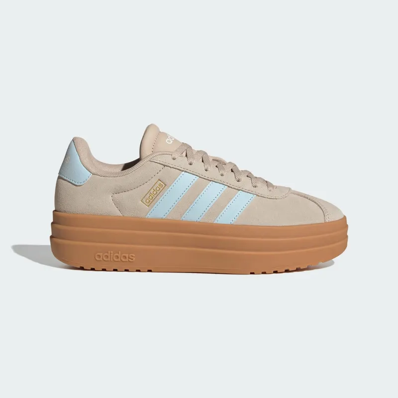 Adidas VL Court Bold Wonder Beige / Ice Blue / Gold Metallic | KH9460