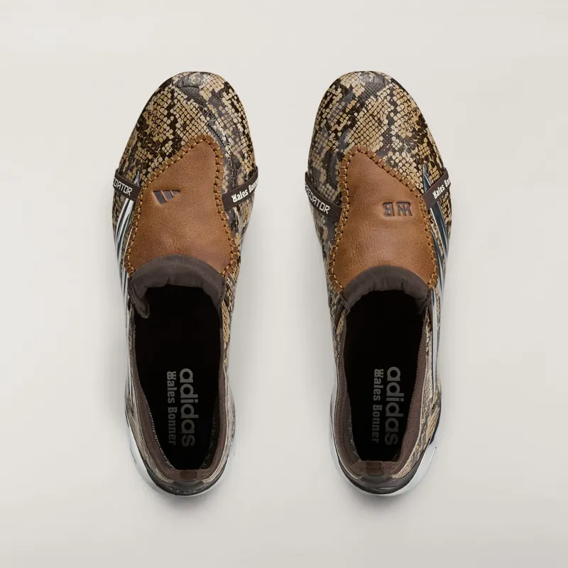 Adidas Predator Elite FT FG Cleats “Wales Bonner – Snakeskin” “Brown / Silver Metallic / Bronze Strata” | JR4430