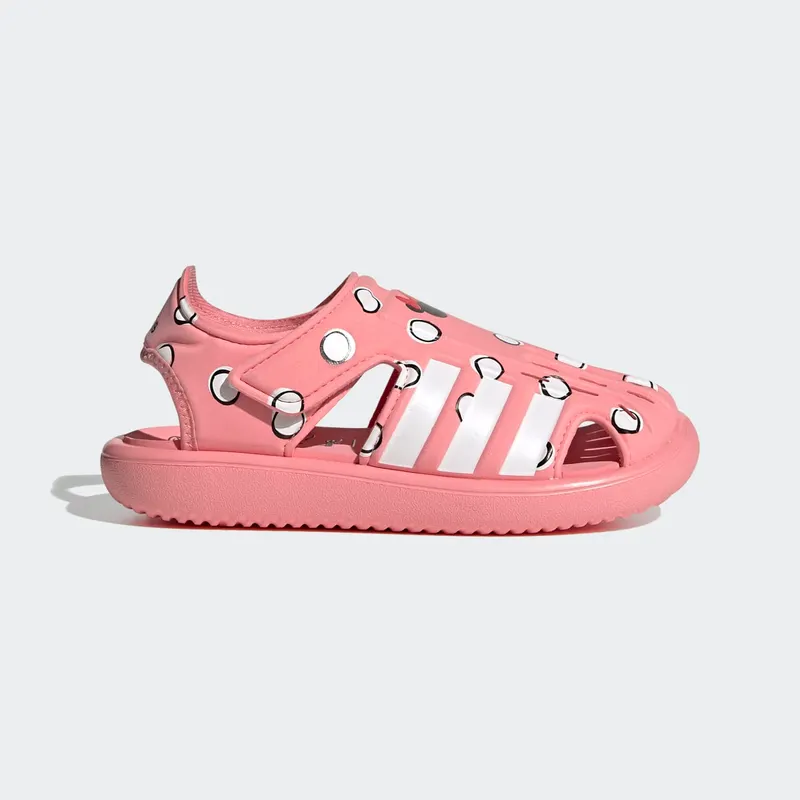 Disney x Adidas Water Sandals “Minnie Mouse” “Super Pop / Cloud White / Core Black” | FY8959