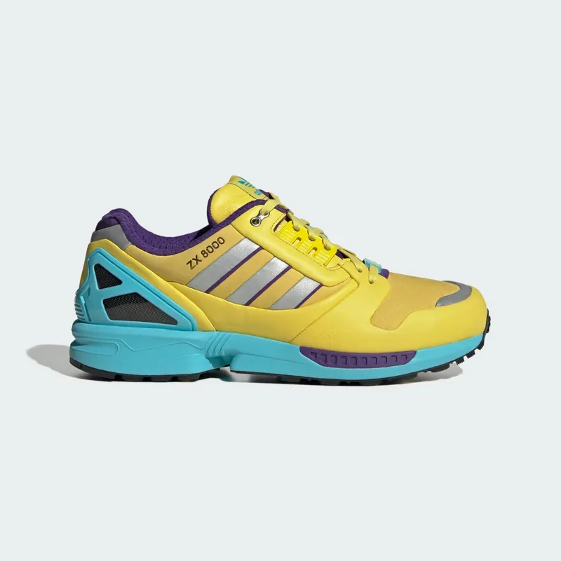 Adidas ZX 8000 “Consortium Yellow Blue Glow” “Yellow / Chalk White / Chalk White” | JQ4359